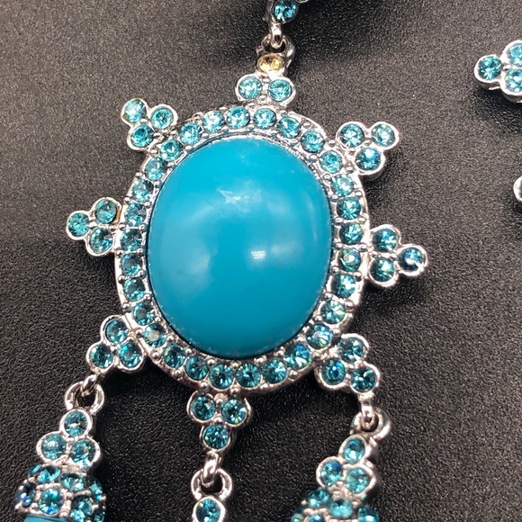 Joan Rivers VINTAGE/New dangle earrings clip+screw on - Picture 9 of 13